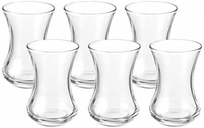 Amazon Brand - Solimo Multipurpose Glass 120ml, Set of 6, Transparent