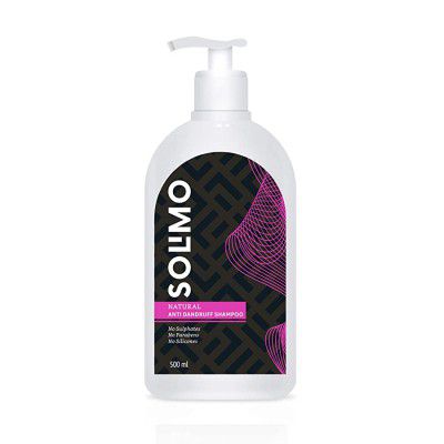 Amazon Brand - Solimo Natural Anti-Dandruff Shampoo 500ml