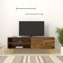 Amazon Brand - Solimo Naze Solid Mango Wood TV Unit (Natural Finish)...
