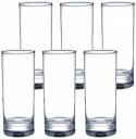 Amazon Brand - Solimo Nia High Ball Glass Set, 325ml, Set of 6, Transparent...