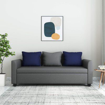 Amazon Brand - Solimo Nigella Fabric 3 Seater Sofa