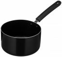 Amazon Brand - Solimo Non-Stick Aluminium Saucepan with 2-Way Non-Stick Coating (16 cm, 2mm thickness)...