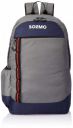 Amazon Brand - Solimo Nylon Backpack, 23 Ltr (GREY/NAVY)...