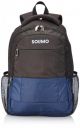 Amazon Brand - Solimo Nylon Backpack, 30 Ltr (BLACK/NAVY)...