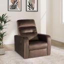 Amazon Brand - Solimo Olvera 1 Seater Fabric Recliner (Brown)...
