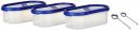 Amazon Brand - Solimo Plastic Container set - 525 Ml, 3 Pieces, White & Amazon Brand - Solimo Basting/Serving Ladle Set (2 pieces)...