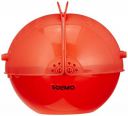 Amazon Brand - Solimo Plastic Drainer/Colander with lid (Red)...