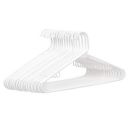 Amazon Brand - Solimo Plastic Hanger, Set Of 16, White...