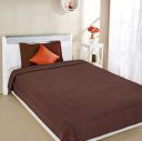 Amazon Brand - Solimo Polar Fleece Blanket, Single (90 x 60 inch), Brown...