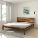 Amazon Brand - Solimo Pollux King Size Solid Sheesham Wood Bed without Storage, Natural Finish...
