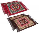 Amazon Brand - Solimo Poly Prayer Mat, Set of 4, Mandala Magic - 950 GSM...