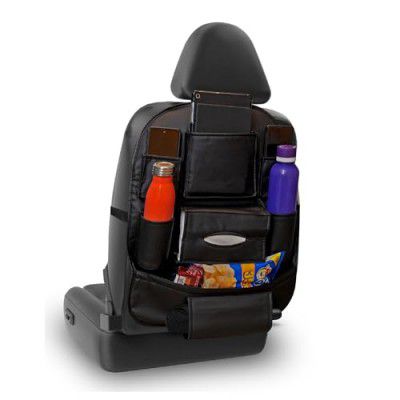 Amazon Brand - Solimo Pu Leather Auto Car Back Seat Organizer - Automobiles