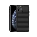 Amazon Brand - Solimo Puffer Case Camera Protection Soft Back Cover for iPhone 12 Pro Max - Black...