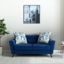 Amazon Brand - Solimo Puph 2 Seater Sofa (Fabric, Royal Blue)...