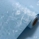 Amazon Brand - Solimo PVC Self-Adhesive WallPaper, Blue Roses, 45 x 500 cm...