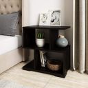 Amazon Brand - Solimo Quess Engineered Wood Wenge Finish Contemporary Bedside Table (Brown)...