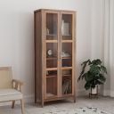 Amazon Brand - Solimo Remex Engineered Wood Bookcase (2 Doors and 4 Shelves, Rustic Oak Finish)...