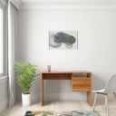 Amazon Brand - Solimo Rifnik Study Table with Shelf & Drawer...