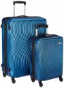 Amazon Brand - Solimo Ripple Hardside Trolley, Blue, Set of 2 (55 cm + 75 cm)...