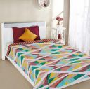 Amazon Brand - Solimo Rosette Dream 144 TC 100% Cotton Single Reversible Dohar...