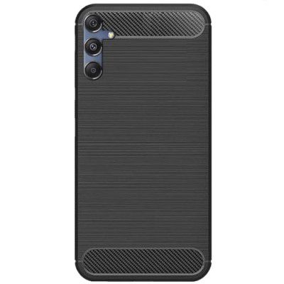Amazon Brand Solimo Samsung Galaxy M34 5G Back Cover | Carbon Fibre Rugged Armour (Black)