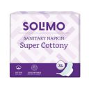 Amazon Brand - Solimo Sanitary Pads, Super Cottony XL, 40 Napkins | 12 Hour Wetness Lock | 8 Hours Odour Control...
