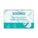 Amazon Brand - Solimo Sanitary Pads, Super Ultra Clean XL+, 50 Napkins...
