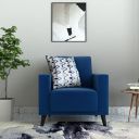 Amazon Brand - Solimo Selsey 1 Seater Sofa (Fabric, Royal Blue)...