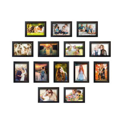 Amazon Brand - Solimo Set of 14 Photo Frames (4X6-14pcs)