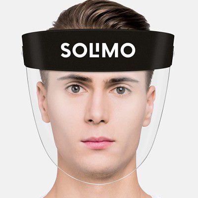 Amazon Brand - Solimo SFS-02 Unisex Face Shield Pack of 4