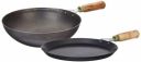 Amazon Brand - Solimo Sheet Metal Iron Cookware Set of 2 Pc...