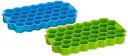 Amazon Brand - Solimo Silicone Ice Cube Tray with 37 Cavities (Set of 2)...