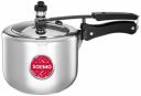 Amazon Brand - Solimo - Sleek Stainless Steel Induction Bottom Pressure Cooker - 3 Liter (Inner Lid)...