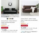 Amazon Brand - Solimo Sofa at Minimum 70% off...