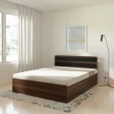 Amazon Brand - Solimo Sopor Engineered Wood Queen Bed with storage...