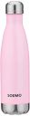 Amazon Brand - Solimo Stainless Steel Insulated 24 Hours Hot or Cold Bottle Flask, 500 ml, Pink...