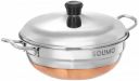 Amazon Brand - Solimo Stainless Steel Multi Kadai with Induction Base, 2 Plates for Idli...