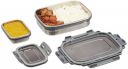 Amazon Brand - Solimo Stainless Steel Small Tiffin Box | 2 Containers (610ml, 140ml)...