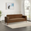 Amazon Brand - Solimo Stretchable Two Seater Solid Sofa Cover | High-Density Polyester Spandex Fabric | Universal Fit | Khaki...