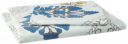 Amazon Brand - Solimo Super Soft Polyester Single Bedsheet with 1 Pillow Cover | 125 GSM (Blue)...