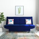 Amazon Brand - Solimo Tarnavo 3 Seater Sofa cum Bed (Blue)...