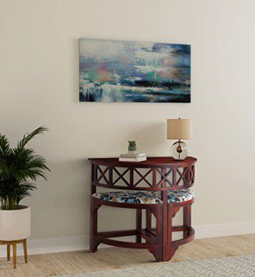 Amazon Brand - Solimo Tatlat Console Table (Solid Sheesham Wood, Honey Finish)