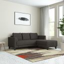 Amazon Brand - Solimo Tissburg 5 Seater LHS Sectional Sofa (Fabric, Brown)...