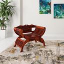 Amazon Brand - Solimo Topeka Single Seater Arm Chair (Solid Sheesham Wood, Honey Finish, Set of 1)...