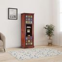 Amazon Brand - Solimo Trutch Solid Sheesham Wood Book Case, Honey Finish, 5 Shelves...
