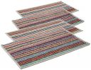 Amazon Brand - Solimo Tufted Valencia Doormat for Room | Office | Entrance - Set of 4 (38 x 58 cm)...