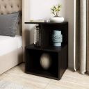 Amazon Brand - Solimo Uno Engineered Wood Wenge Finish Contemporary Bedside Table (Brown)...