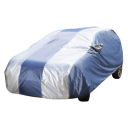Amazon Brand - Solimo UV Protection & Dustproof Car Cover for Toyota Glanza (Blue & Silver)...