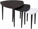Amazon Brand - Solimo Volga Engineered Wood Set of 3 Nesting Table...