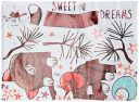 Amazon Brand - Solimo Wall Sticker For Bedroom (Cute Pets Sleep), Ideal Size On Wall: 90 X 85 Cm...